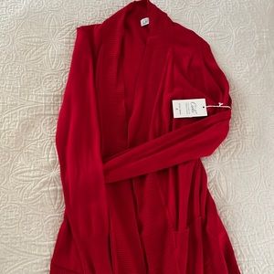Red Womens Sweater Cardigan